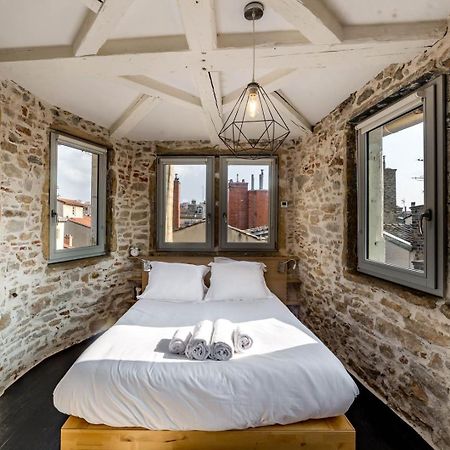 Sky'Room - Jacuzzi & Vue - Vieux Lyon Eksteriør bilde
