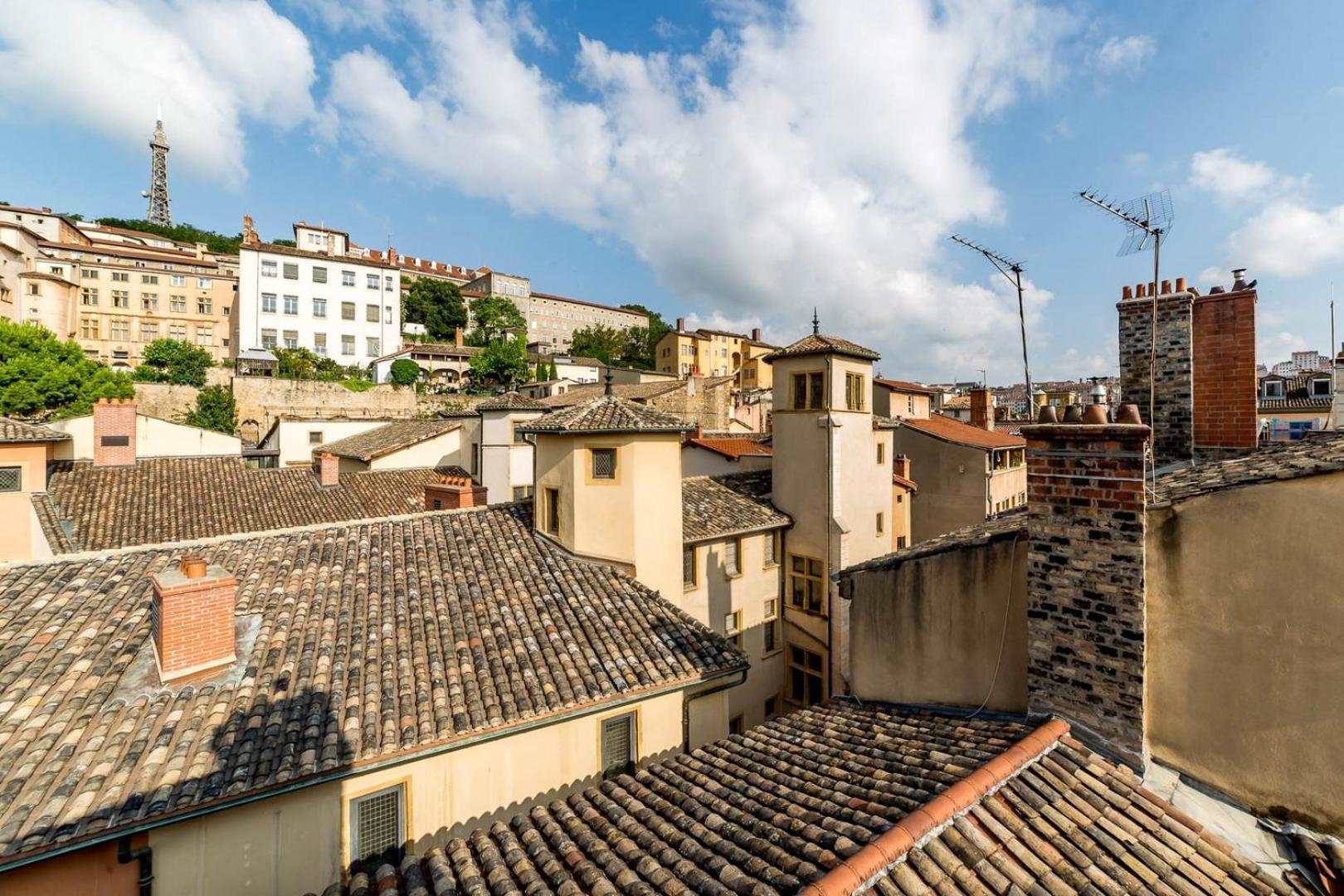 Sky'Room - Jacuzzi & Vue - Vieux Lyon Eksteriør bilde
